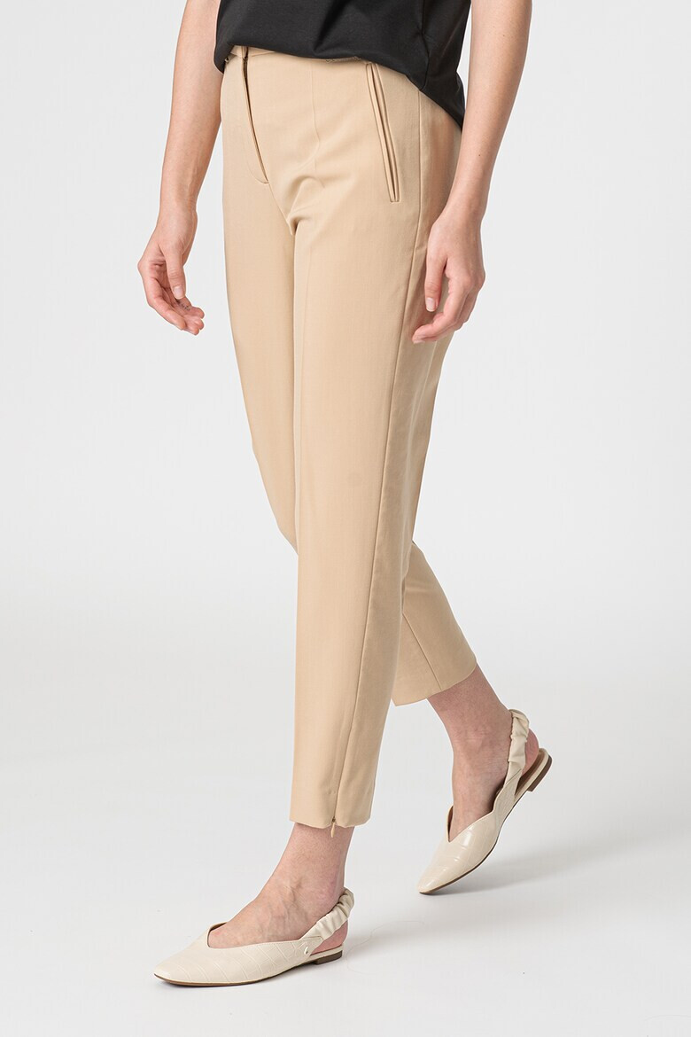 CALVIN KLEIN Pantaloni crop din amestec de lana - Pled.ro