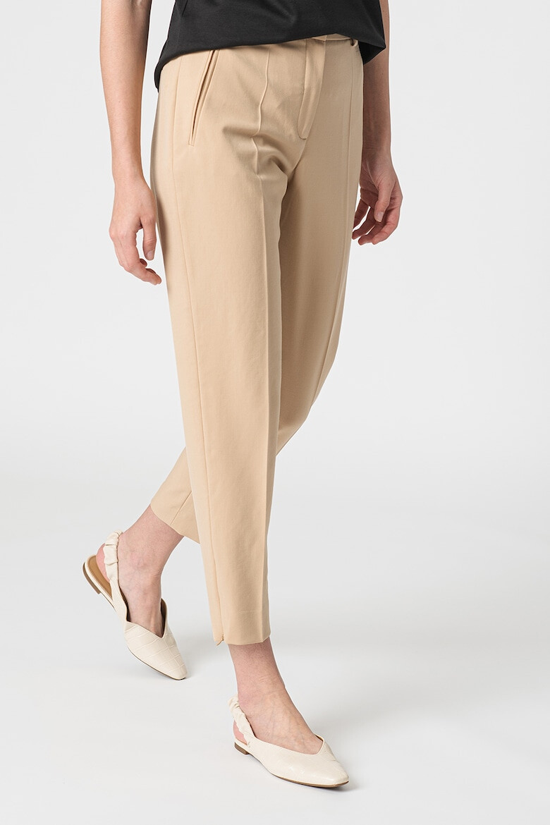 CALVIN KLEIN Pantaloni crop din amestec de lana - Pled.ro