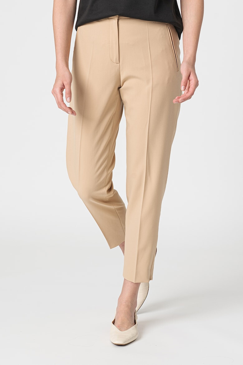 CALVIN KLEIN Pantaloni crop din amestec de lana - Pled.ro