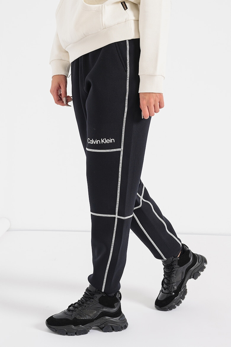 CALVIN KLEIN Pantaloni cu croiala conica pentru fitness - Pled.ro