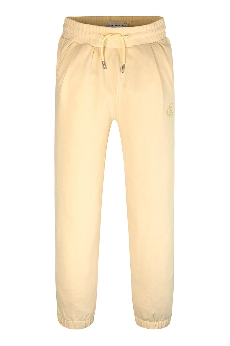 CALVIN KLEIN Pantaloni de trening cu logo brodat - Pled.ro