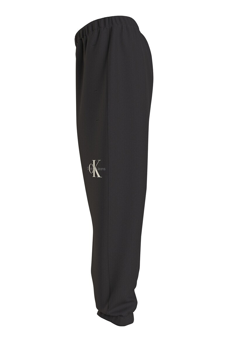 CALVIN KLEIN Pantaloni de trening din amestec de bumbac organic cu imprimeu logo - Pled.ro