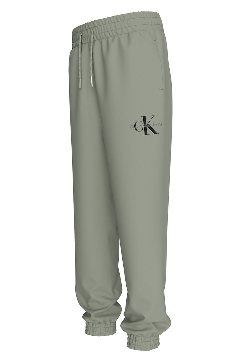 CALVIN KLEIN Pantaloni de trening din bumbac organic cu snur de ajustare in talie - Pled.ro