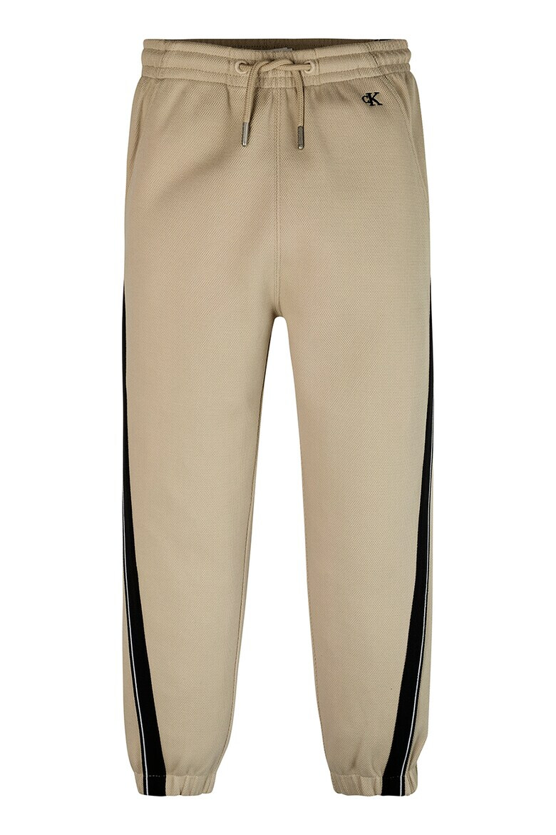 CALVIN KLEIN Pantaloni de trening texturati cu snur - Pled.ro