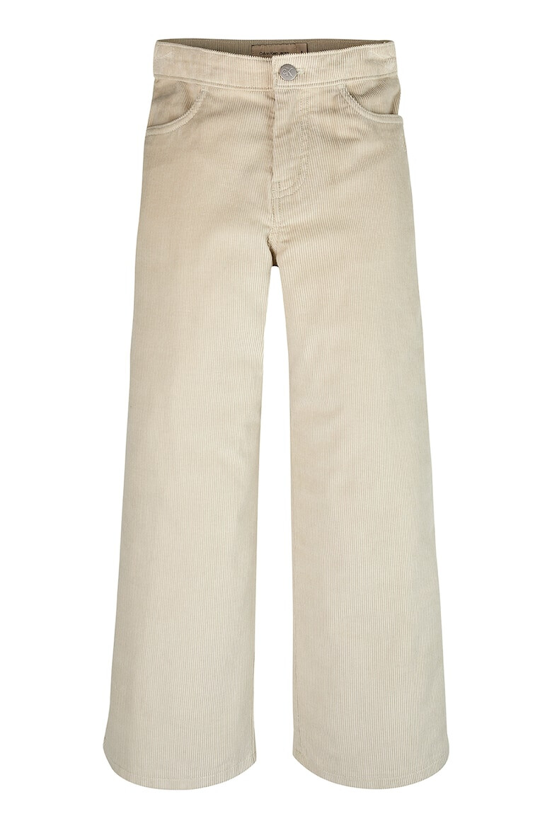 CALVIN KLEIN Pantaloni din amestec de bumbac organic cu aspect catifelat - Pled.ro