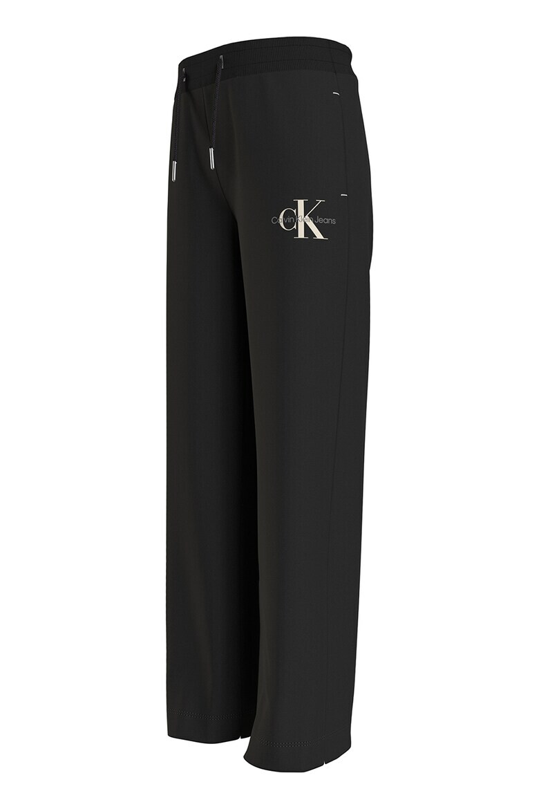 CALVIN KLEIN Pantaloni din amestec de bumbac organic cu snur de ajustare - Pled.ro