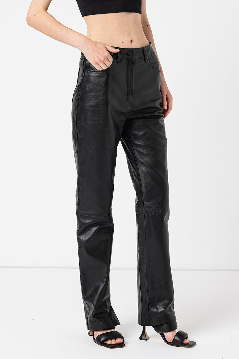 CALVIN KLEIN Pantaloni din piele cu 5 buzunare - Pled.ro