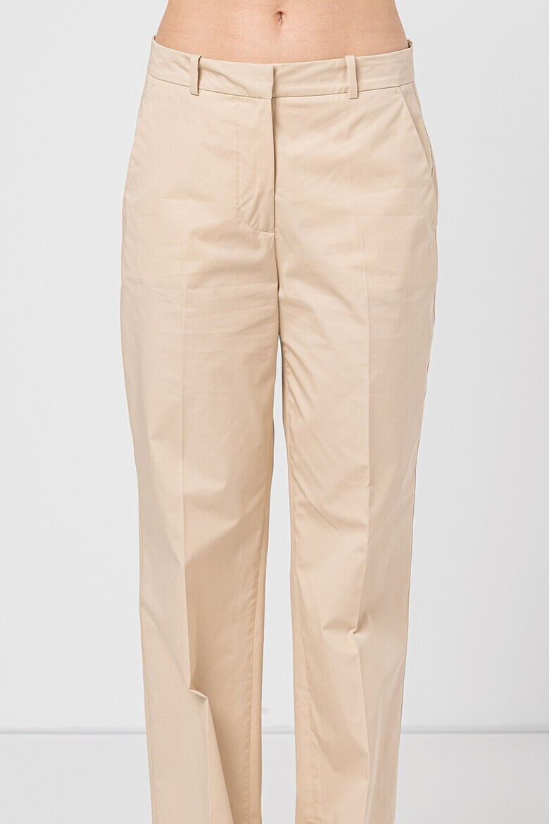 CALVIN KLEIN Pantaloni eleganti drepti cu talie medie - Pled.ro