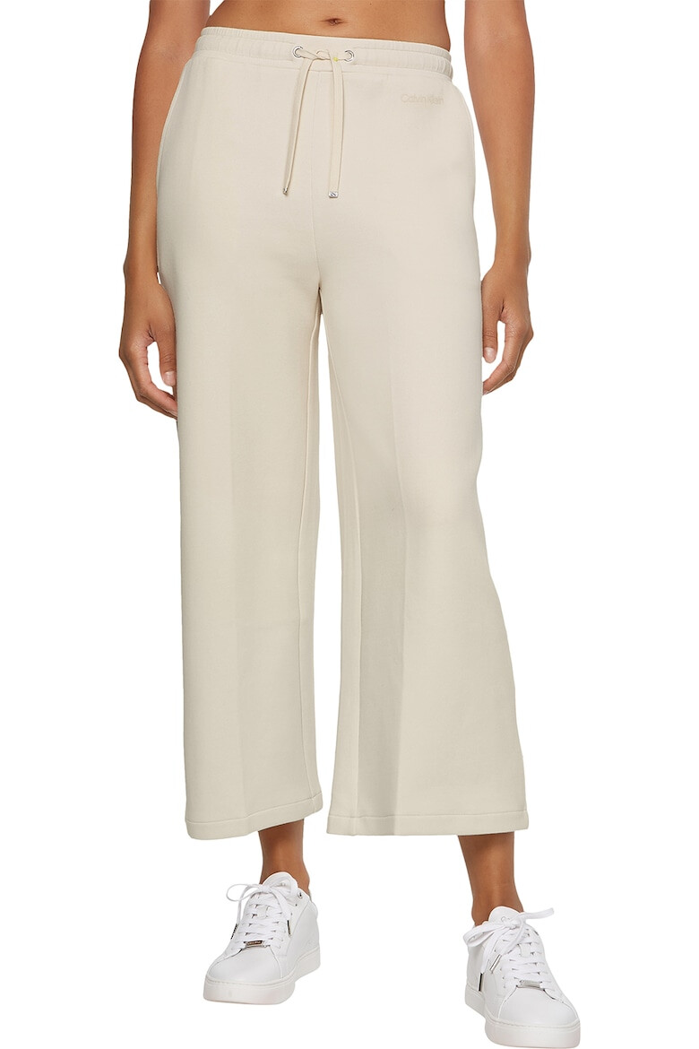 CALVIN KLEIN Pantaloni jogger din amestec de bumbac organic cu croiala ampla - Pled.ro