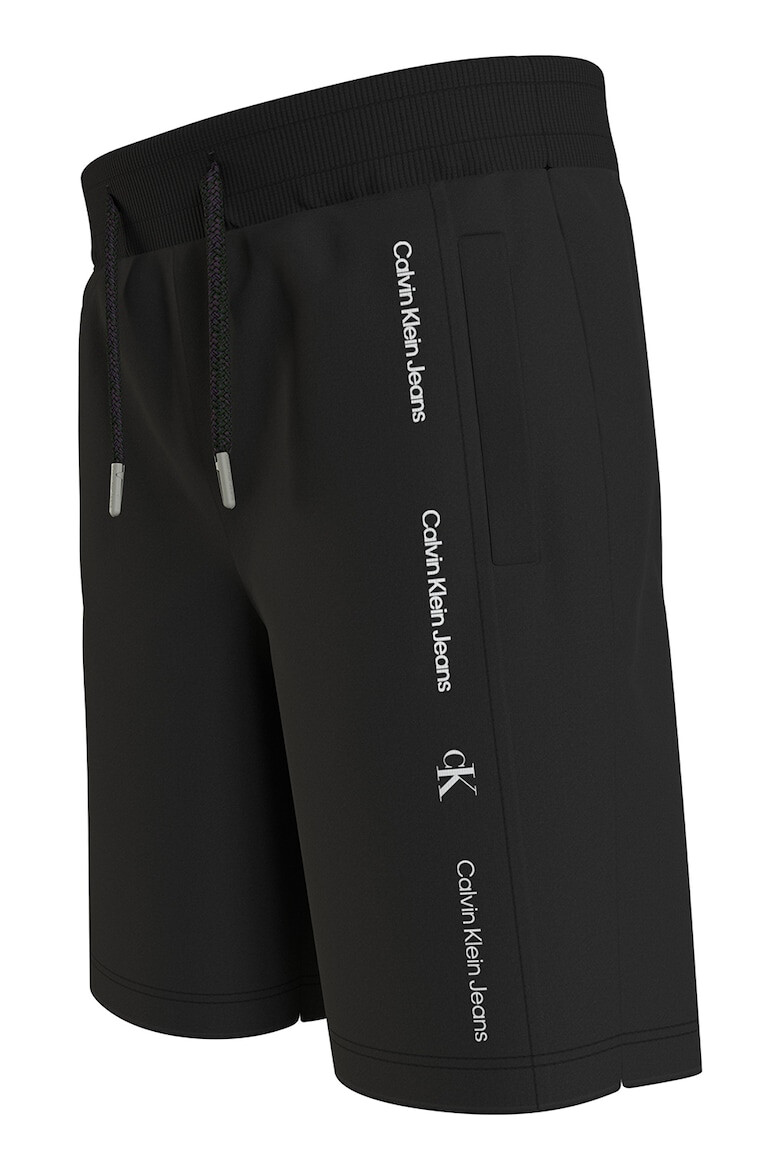 CALVIN KLEIN Pantaloni scurti de trening din bumbac cu talie elastica - Pled.ro