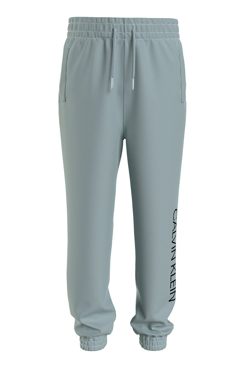 CALVIN KLEIN Pantaloni sport de bumbac cu imprimeu logo - Pled.ro