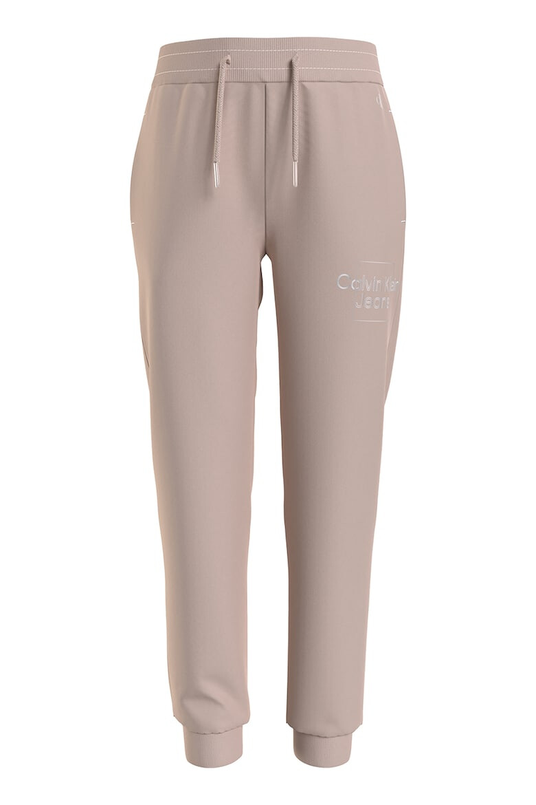 CALVIN KLEIN Pantaloni sport de bumbac cu snur in talie - Pled.ro