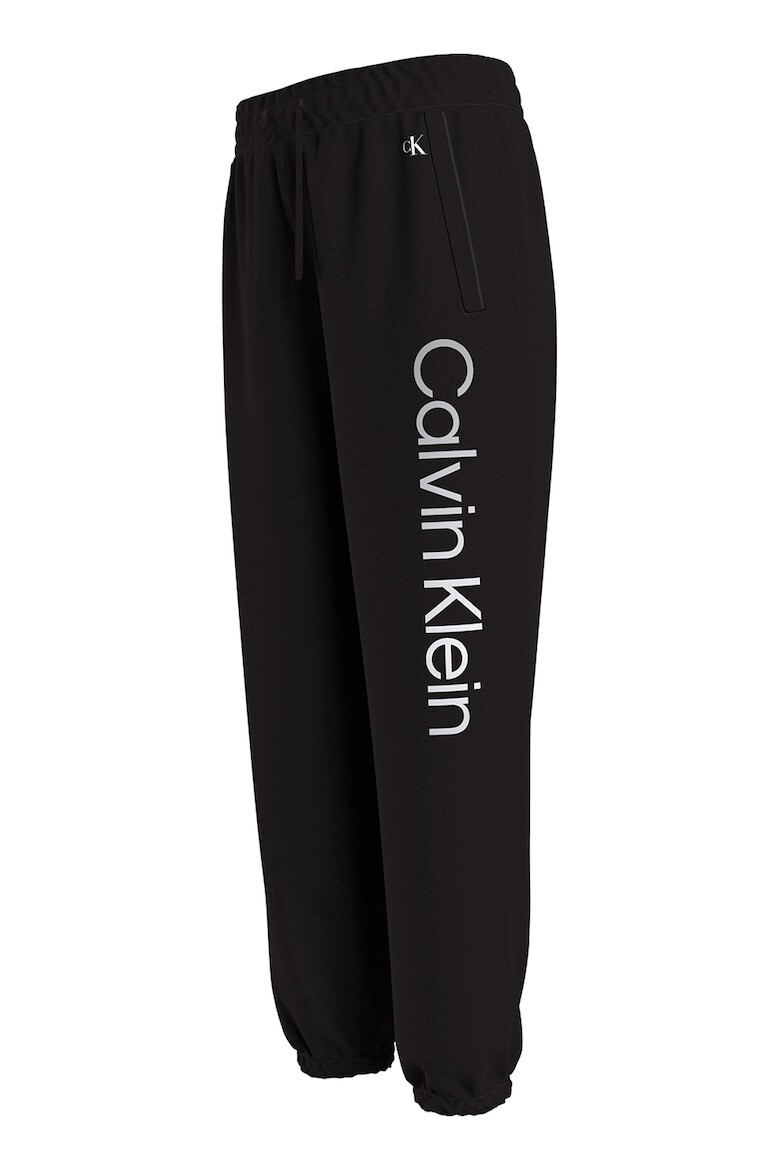 CALVIN KLEIN Pantaloni sport din amestec de bumbac cu imprimeu logo - Pled.ro