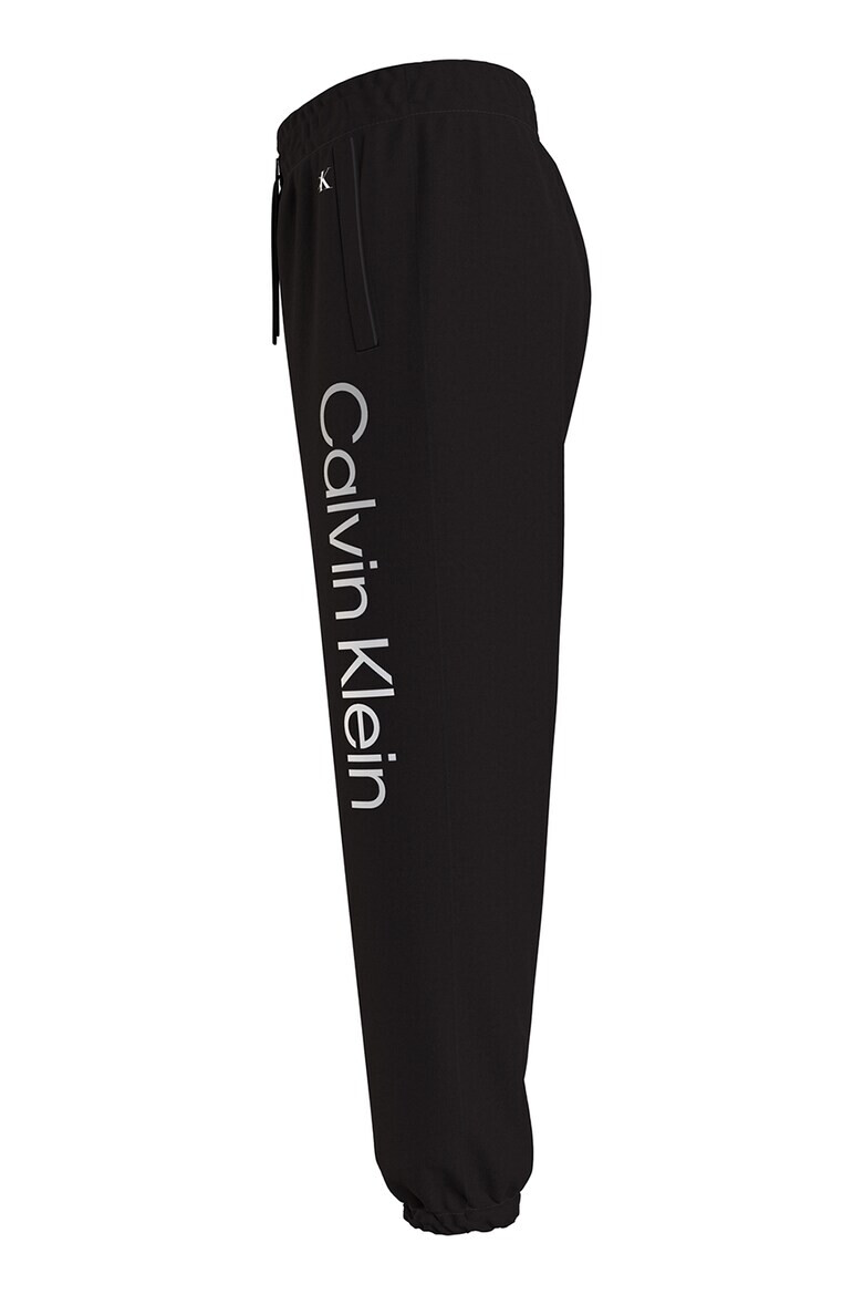 CALVIN KLEIN Pantaloni sport din amestec de bumbac cu imprimeu logo - Pled.ro