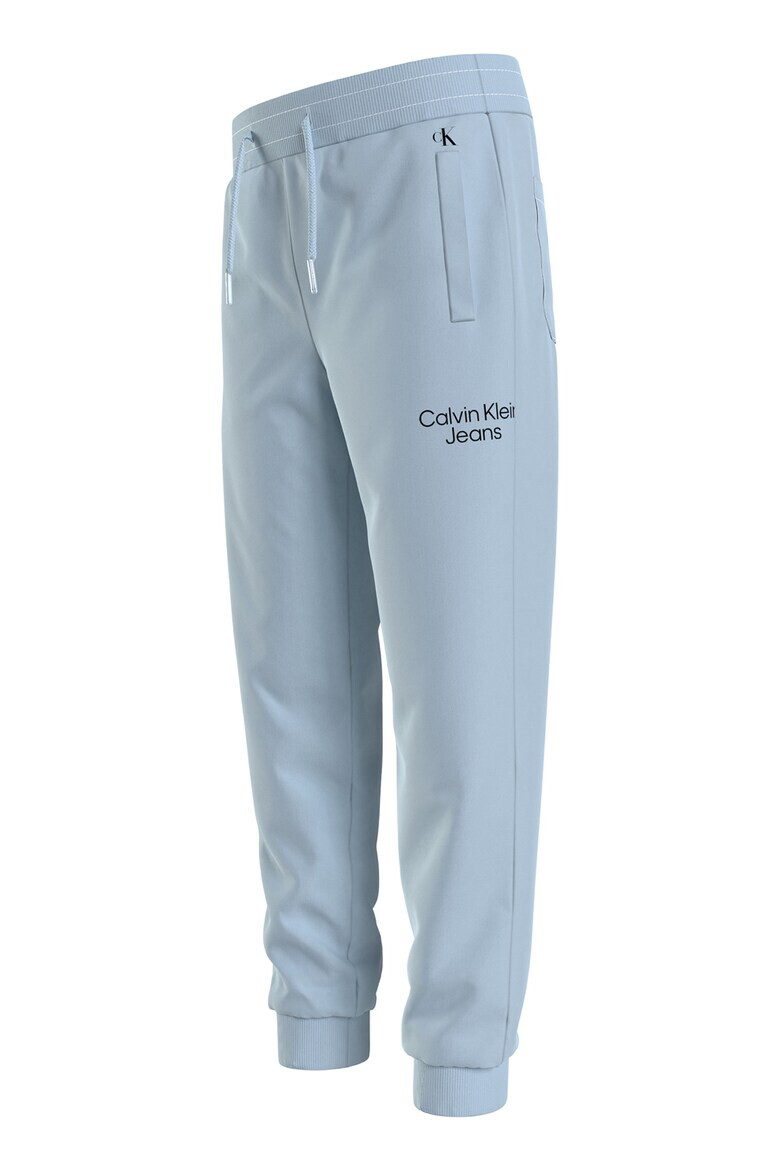 CALVIN KLEIN Pantaloni sport din amestec de bumbac organic cu buzunare - Pled.ro