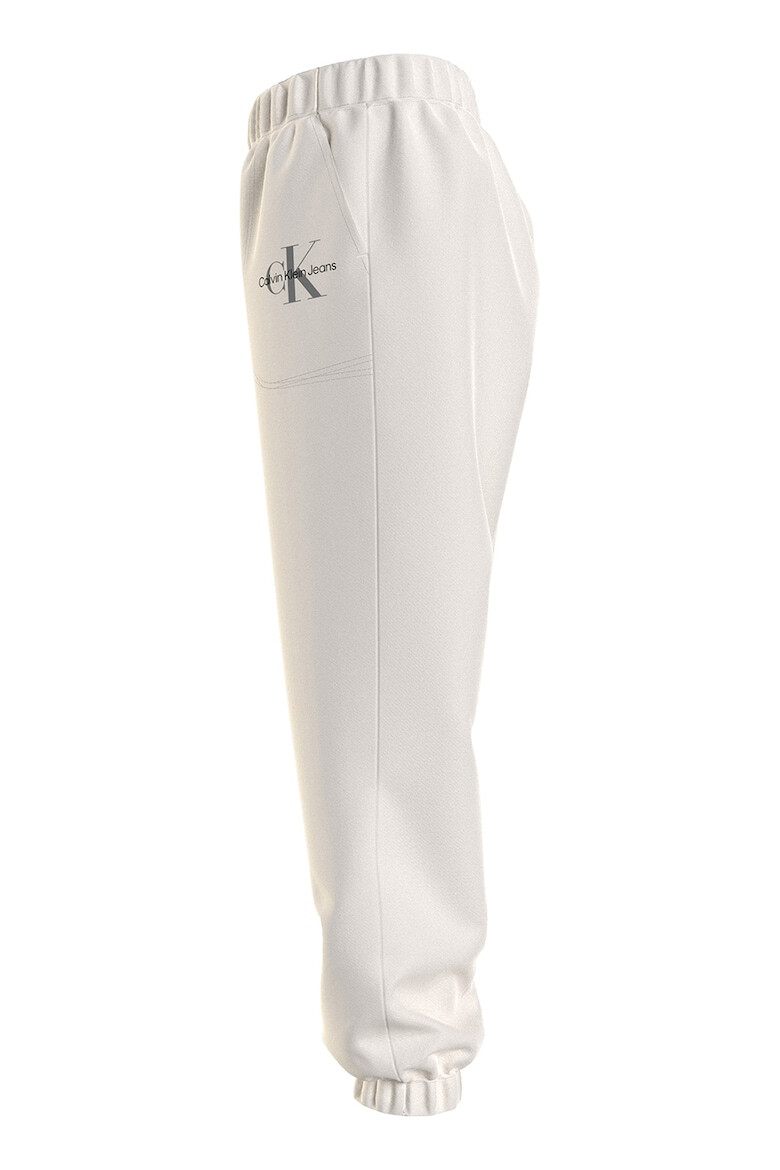 CALVIN KLEIN Pantaloni sport din amestec de bumbac organic cu detaliu logo - Pled.ro