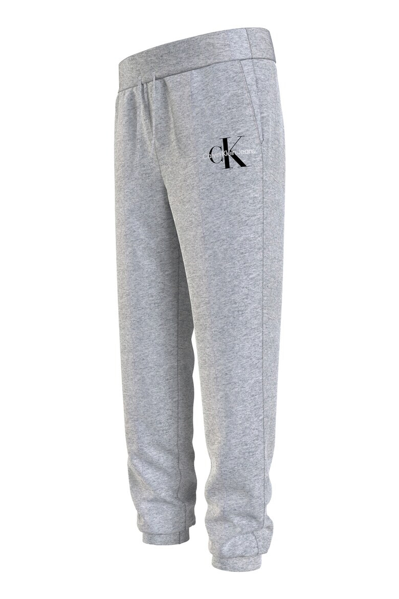 CALVIN KLEIN Pantaloni sport din amestec de bumbac organic cu snur - Pled.ro