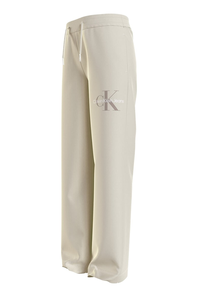 CALVIN KLEIN Pantaloni sport din bumbac organic cu croiala dreapta - Pled.ro