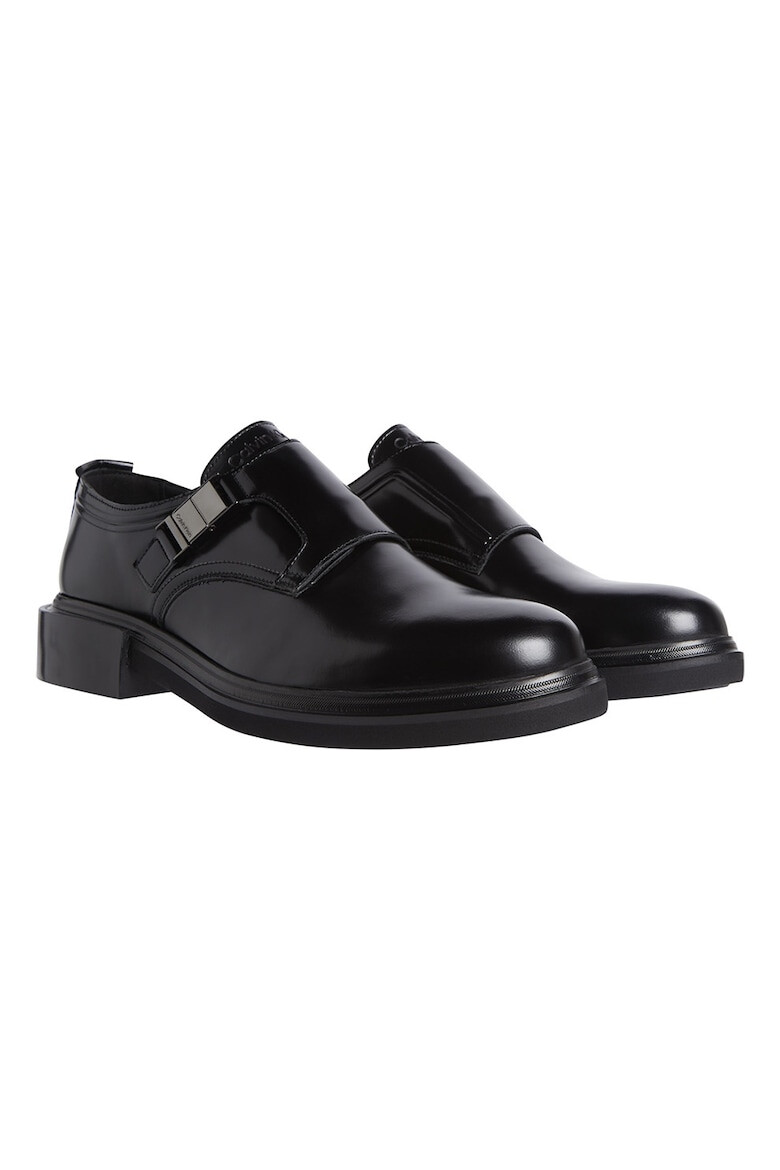 CALVIN KLEIN Pantofi de piele cu catarama - Pled.ro