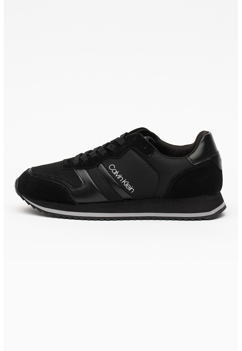 CALVIN KLEIN Pantofi sport cu garnituri de piele intoarsa - Pled.ro