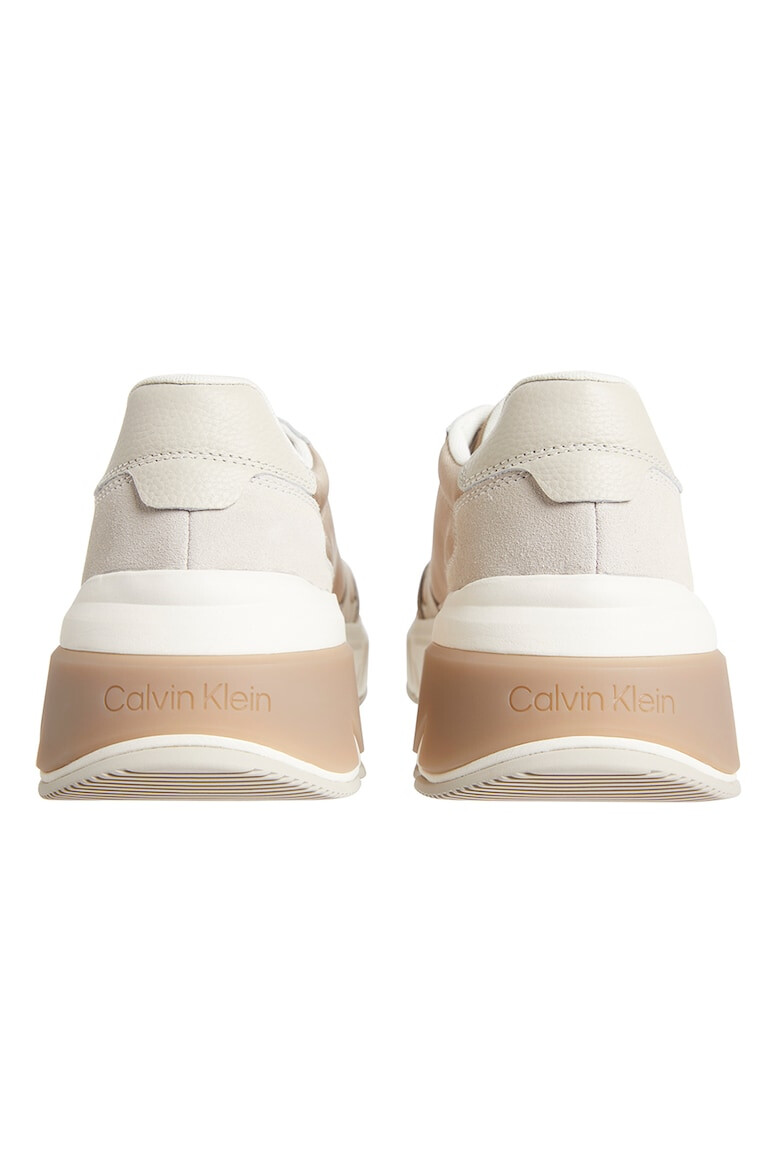 CALVIN KLEIN Pantofi sport cu garnituri de piele intoarsa - Pled.ro