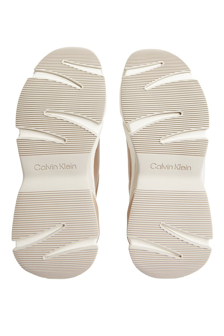 CALVIN KLEIN Pantofi sport cu garnituri de piele intoarsa - Pled.ro