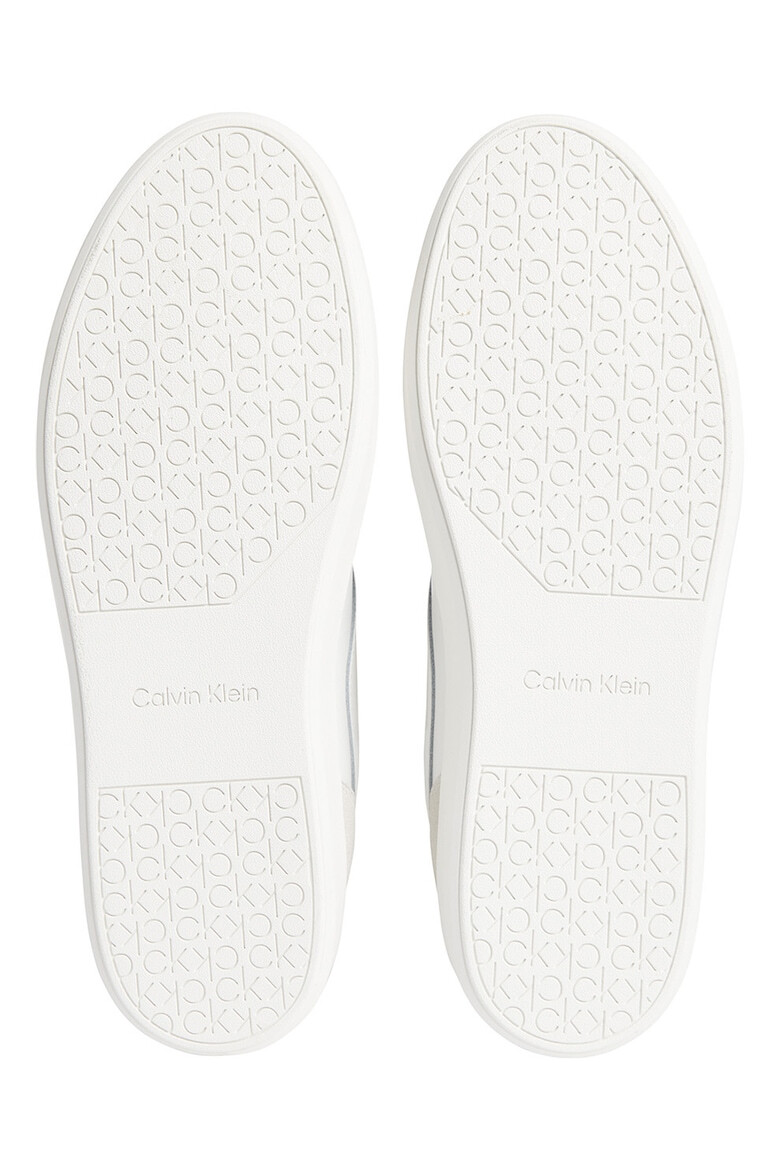 CALVIN KLEIN Pantofi sport cu insertii de piele intoarsa - Pled.ro