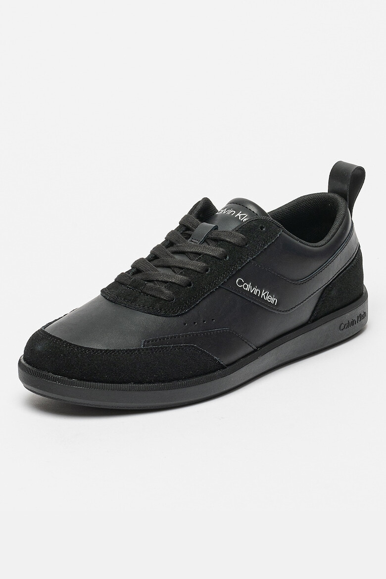 CALVIN KLEIN Pantofi sport cu insertii de piele intoarsa - Pled.ro