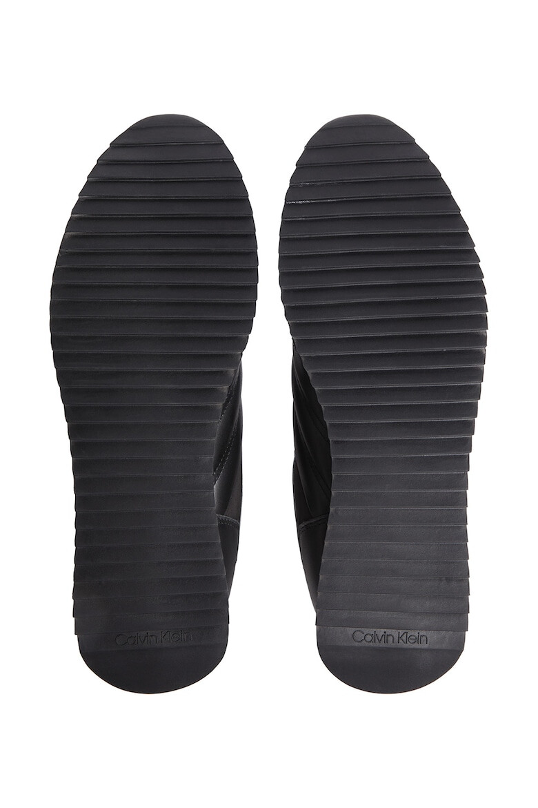 CALVIN KLEIN Pantofi sport cu insertii de piele si piele intoarsa - Pled.ro