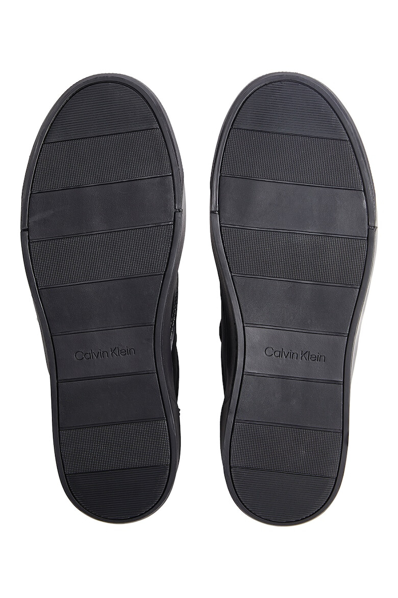 CALVIN KLEIN Pantofi sport de piele cu garnituri din material textil - Pled.ro