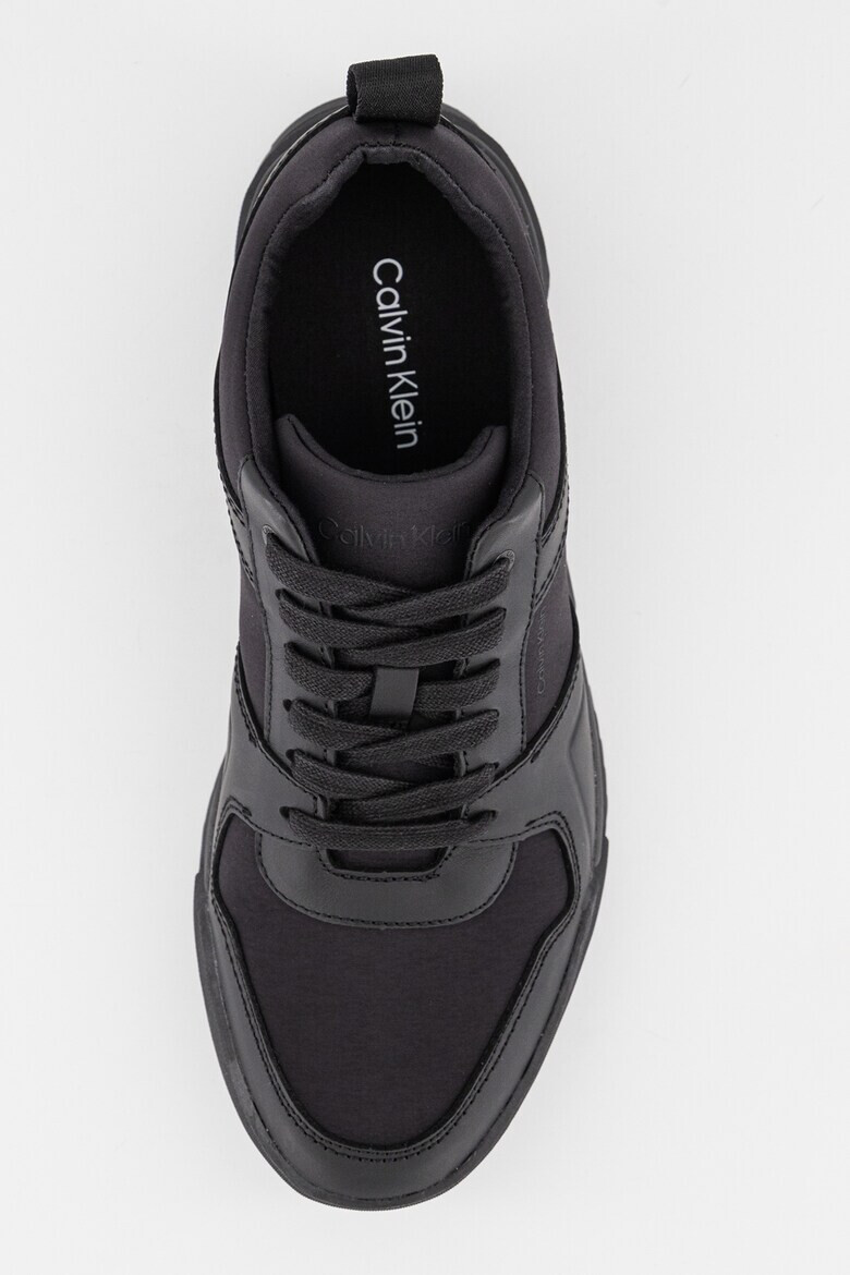 CALVIN KLEIN Pantofi sport de piele cu garnituri textile - Pled.ro