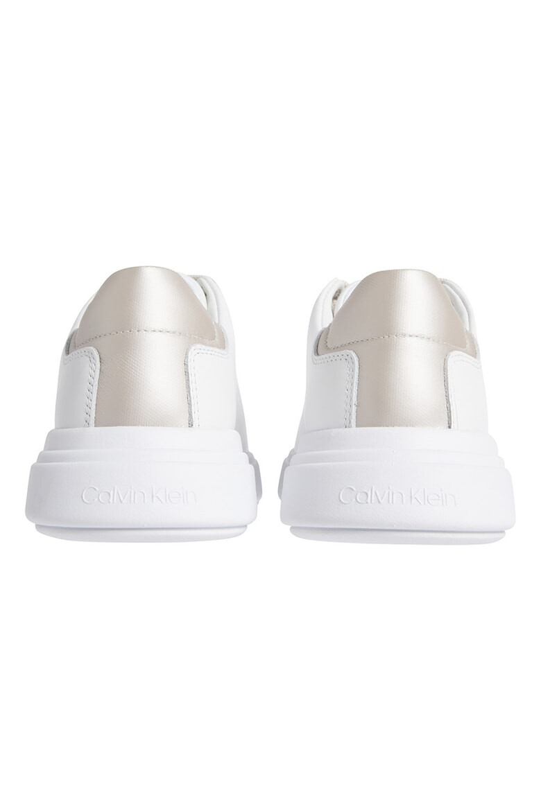 CALVIN KLEIN Pantofi sport de piele cu sireturi - Pled.ro