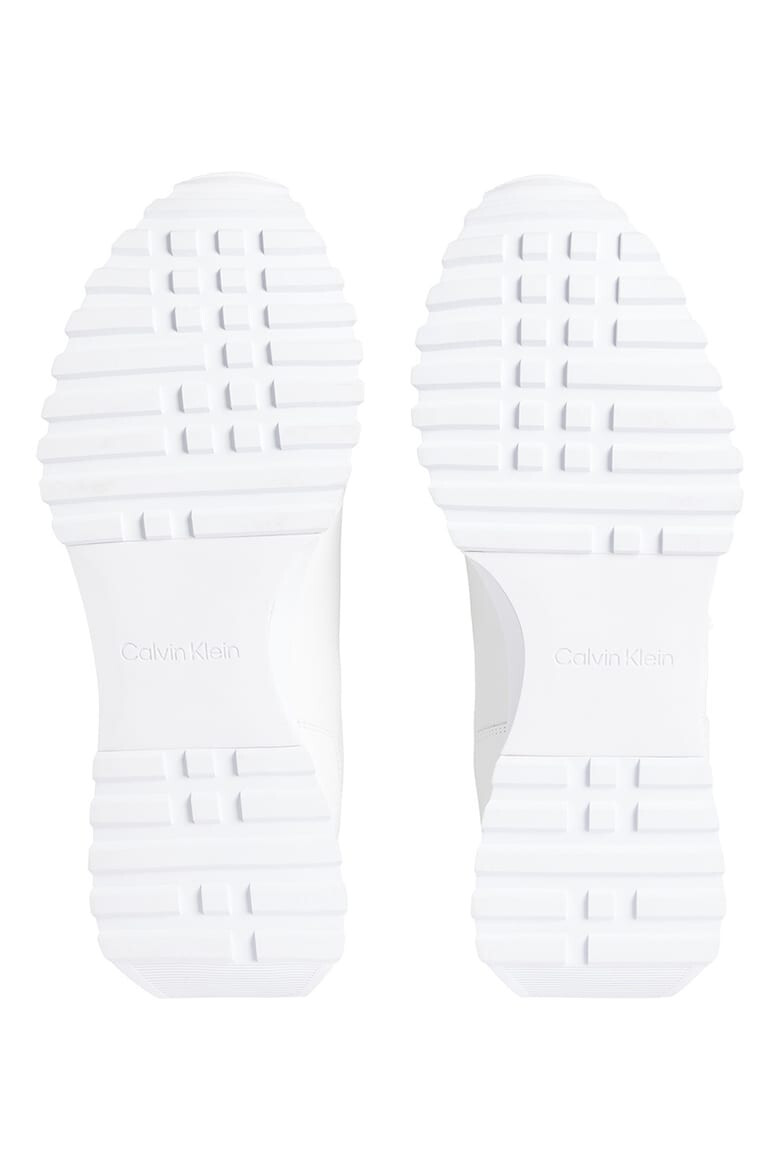 CALVIN KLEIN Pantofi sport de piele si piele lacuita - Pled.ro