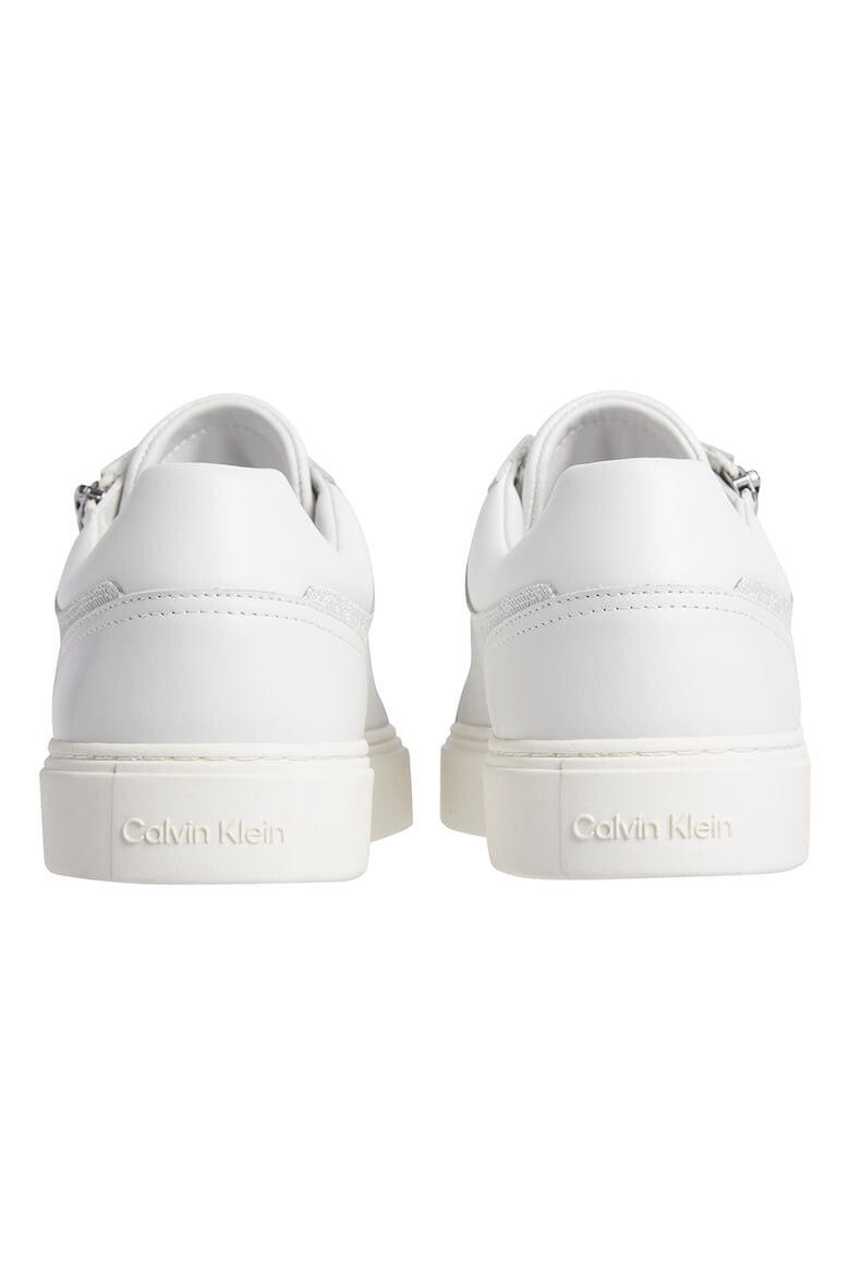 CALVIN KLEIN Pantofi sport din piele si piele ecologica cu fermoar - Pled.ro