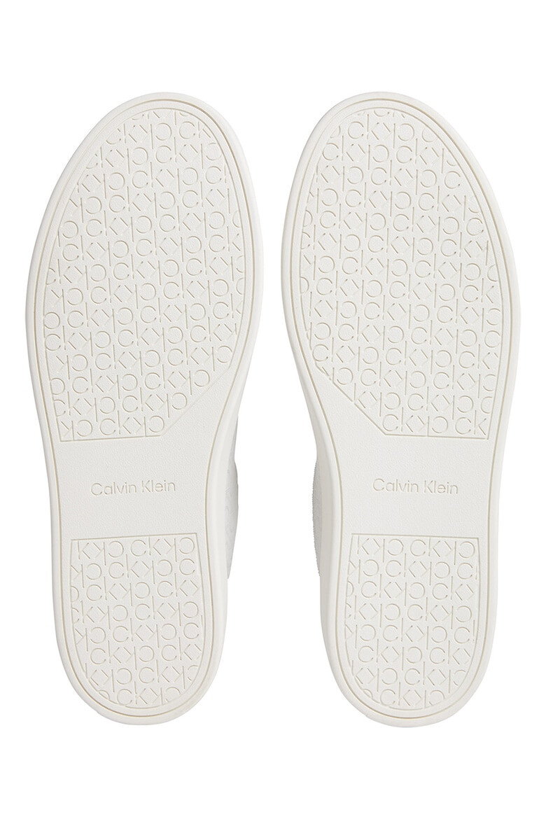 CALVIN KLEIN Pantofi sport din piele si piele ecologica cu fermoar - Pled.ro