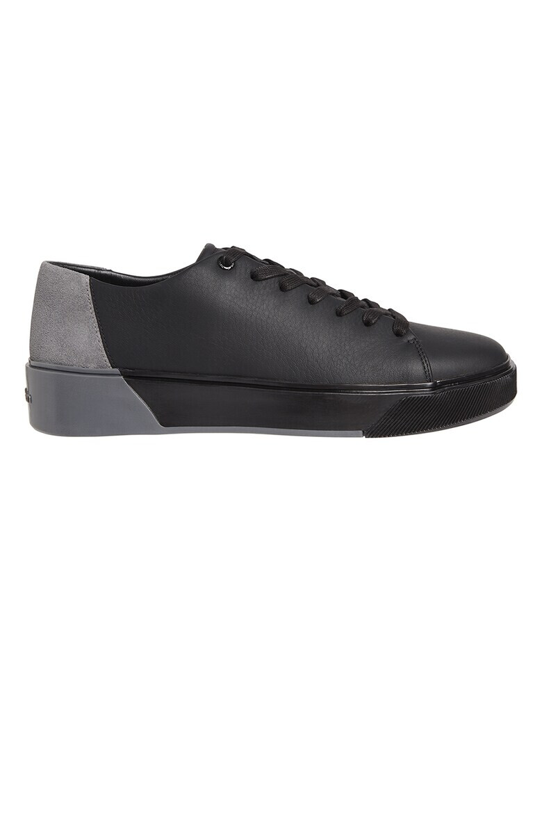 CALVIN KLEIN Pantofi sport din piele si piele intoarsa cu model colorblock - Pled.ro