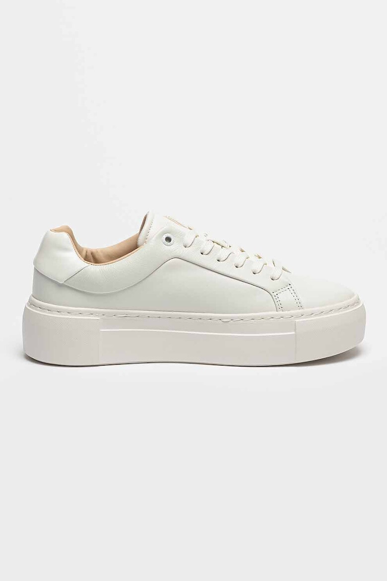 CALVIN KLEIN Pantofi sport flatform de piele - Pled.ro