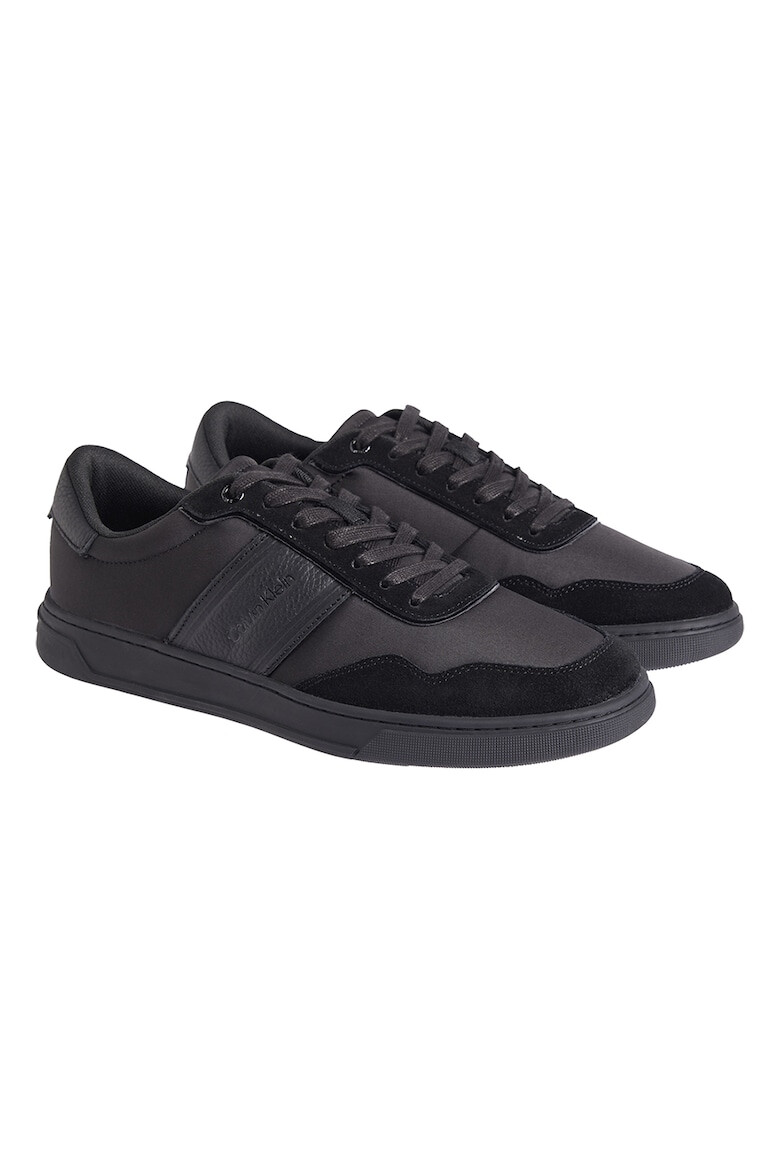 CALVIN KLEIN Pantofi sport low-cut cu detalii de piele intoarsa - Pled.ro