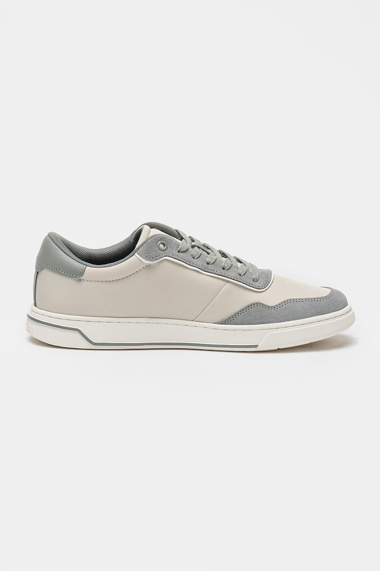 CALVIN KLEIN Pantofi sport low-cut cu detalii de piele intoarsa - Pled.ro