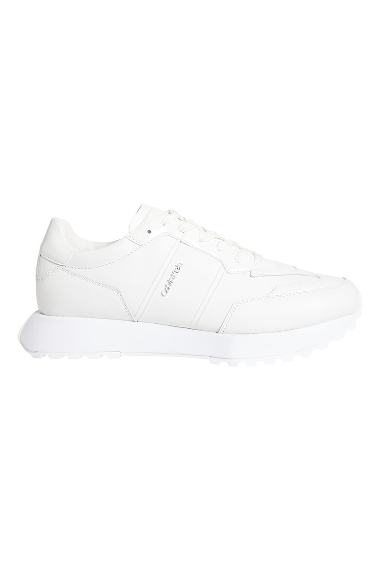 CALVIN KLEIN Pantofi sport de piele si piele lacuita - Pled.ro