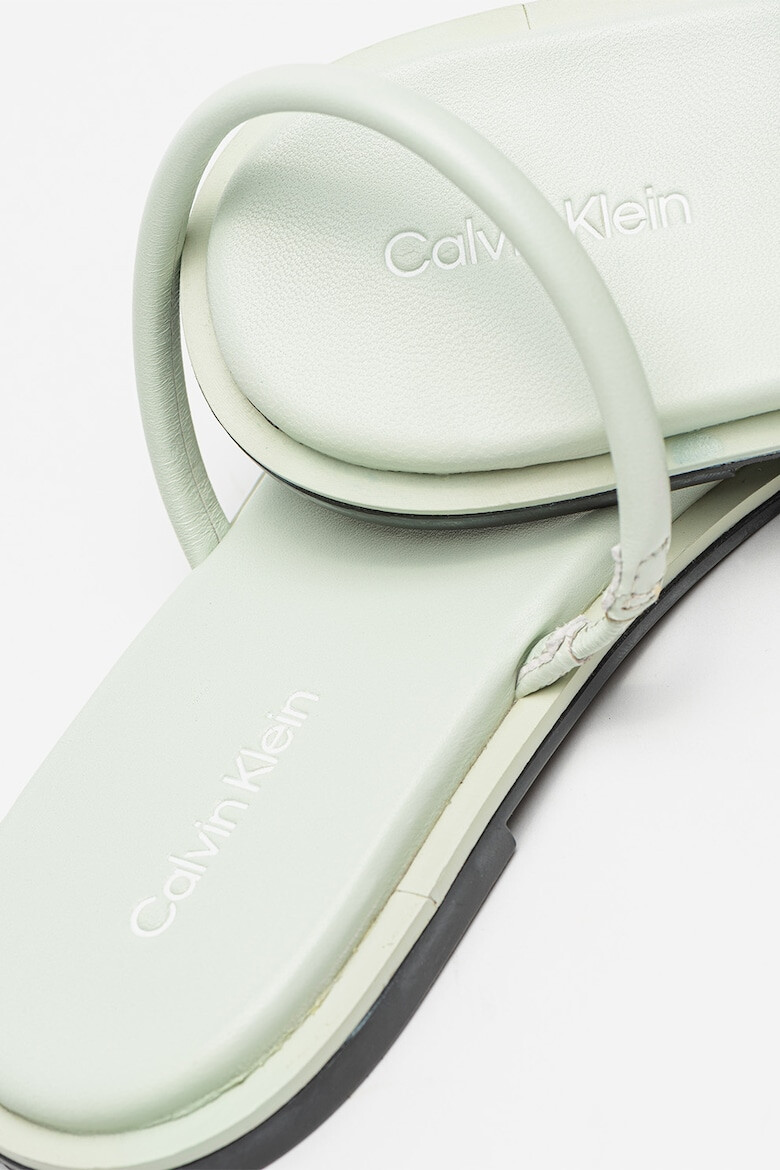 CALVIN KLEIN Papuci de piele - Pled.ro