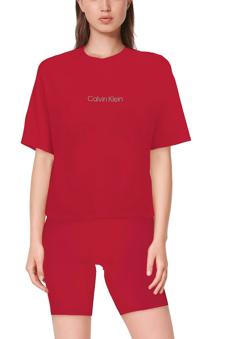 CALVIN KLEIN Pijama cu pantaloni scurti si logo - Pled.ro