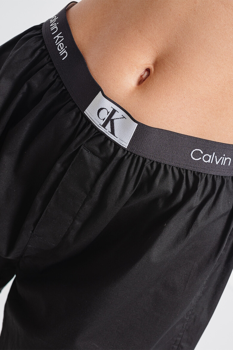 CALVIN KLEIN Pijama scurta din amestec de bumbac organic - Pled.ro