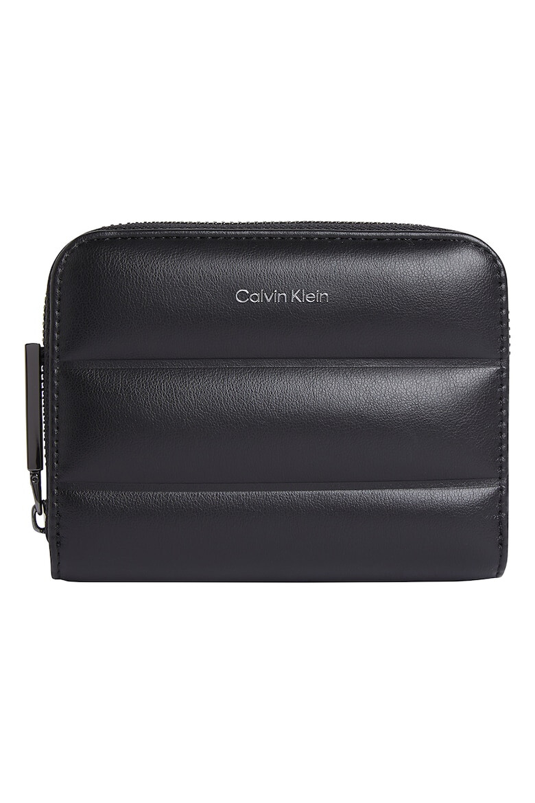 CALVIN KLEIN Portofel de piele ecologica cu aspect matlasat - Pled.ro