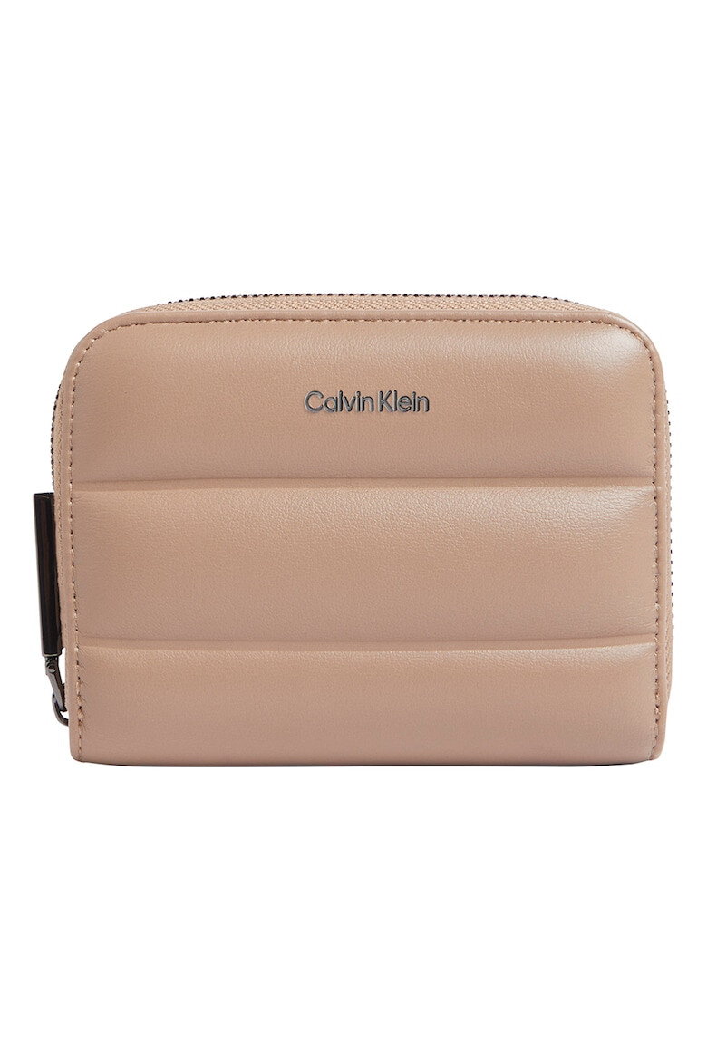 CALVIN KLEIN Portofel de piele ecologica cu aspect matlasat - Pled.ro