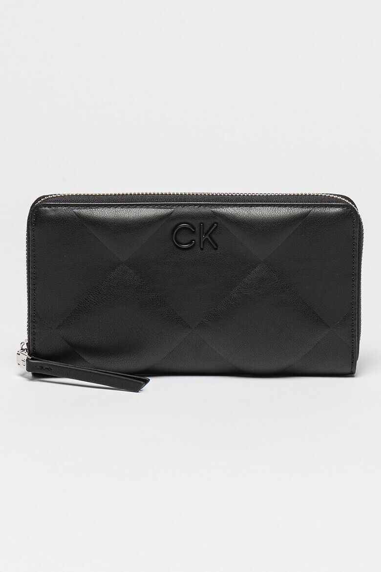 CALVIN KLEIN Portofel de piele ecologica cu fermoar - Pled.ro