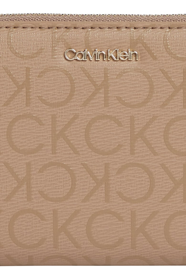 CALVIN KLEIN Portofel de piele ecologica cu imprimeu logo - Pled.ro