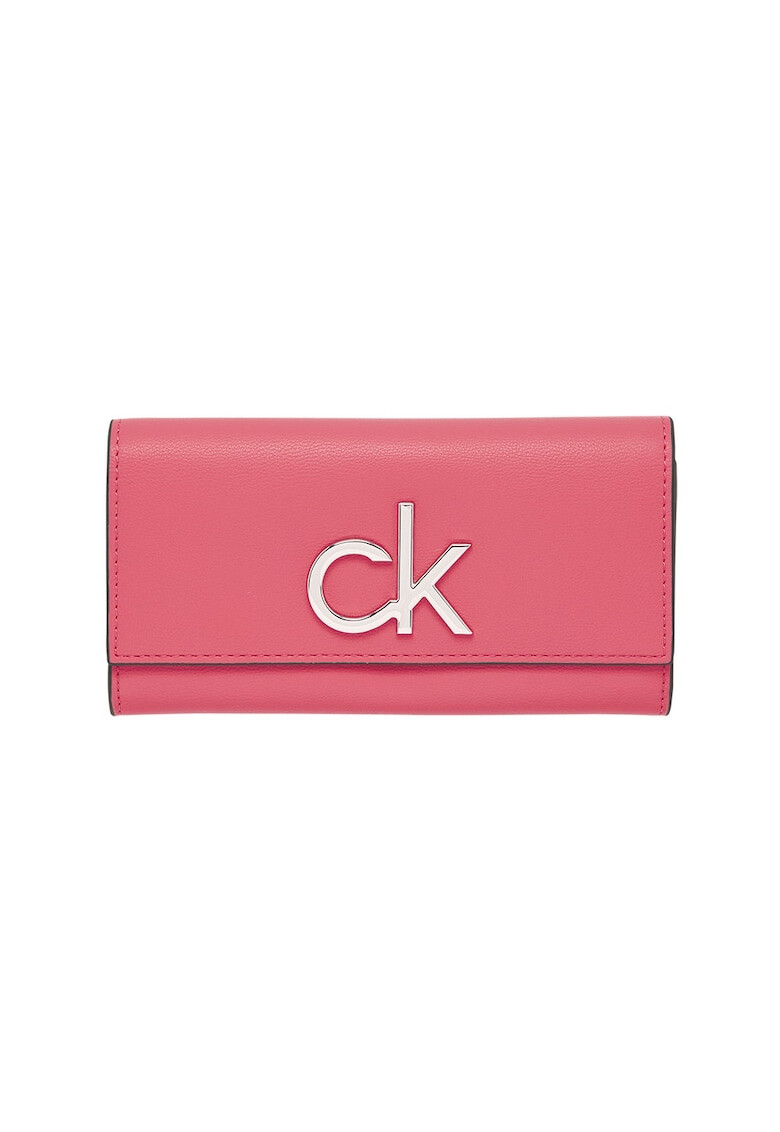 CALVIN KLEIN Portofel de piele ecologica cu logo metalic - Pled.ro