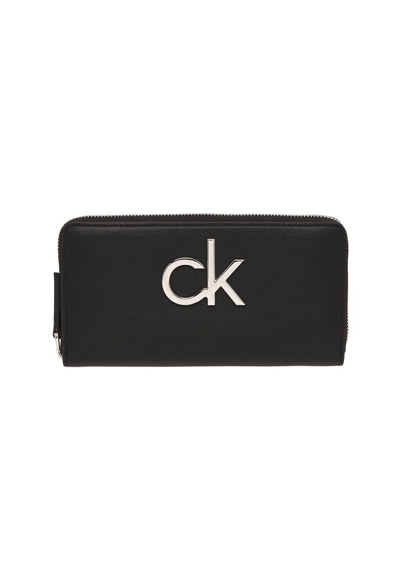 CALVIN KLEIN Portofel de piele ecologica cu logo metalic - Pled.ro