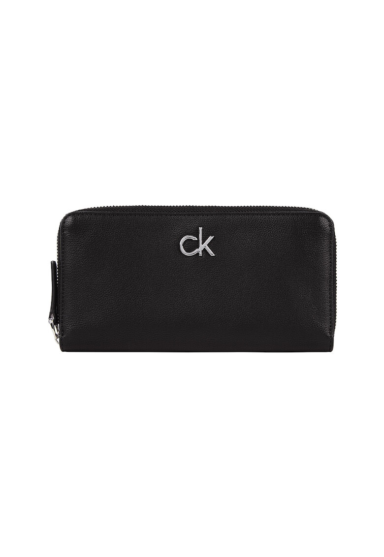 CALVIN KLEIN Portofel de piele ecologica cu logo metalic - Pled.ro